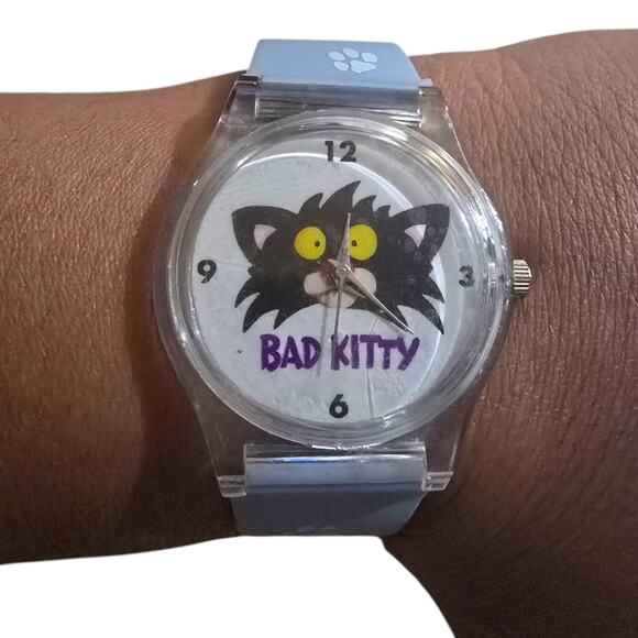 Bad Kitty Nick Bruel Promo Watch NON WORKING NEEDS BATTERY - Picture 1 of 4